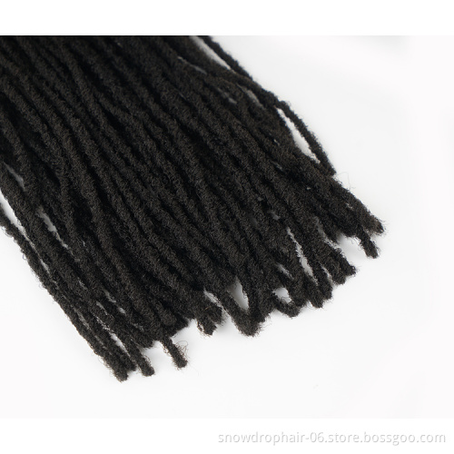 Natural Ombre Mini Micro Faux Sister Locs Straight Dreadlocks Synthetic Crochet Braids Hair Extension Sisterlocks